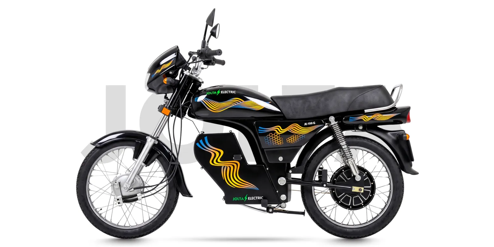 JE-100G Fox electric motorcycle, side view