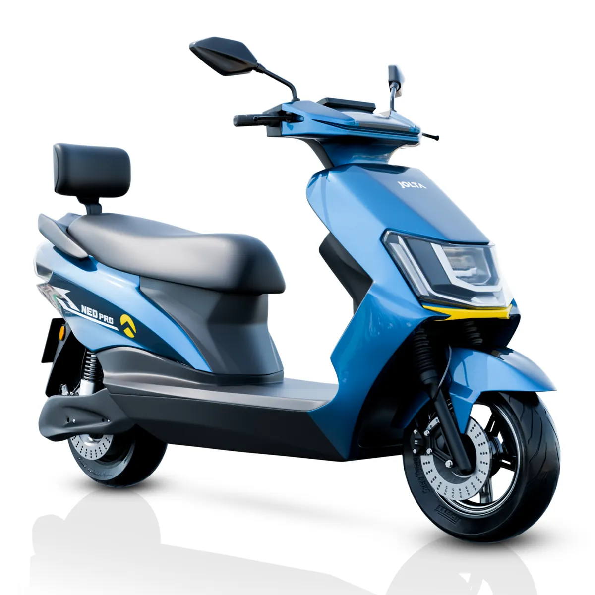 Neo Pro electric scooty, three-quarter