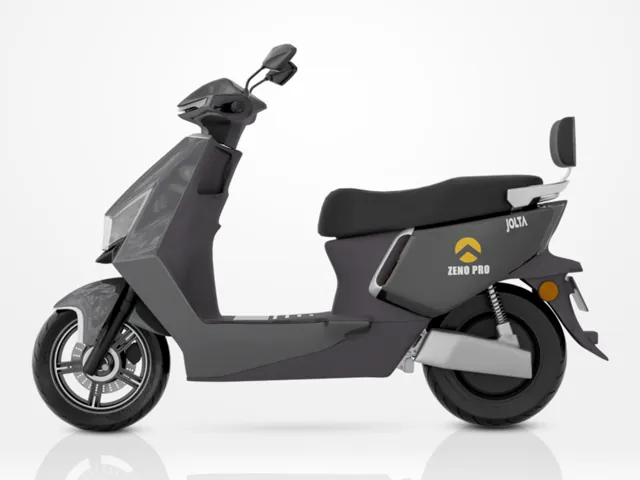 Zeno Pro electric scooty, black, side view